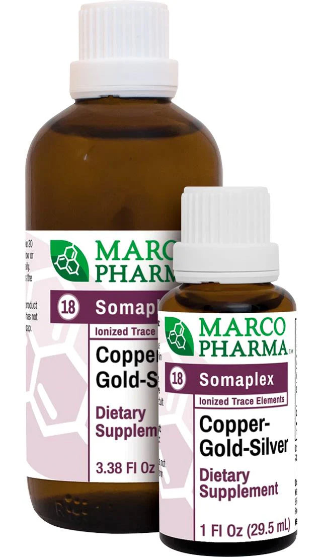 COPPER/GOLD/SILVER MARCO PHARMA 3.38OZ