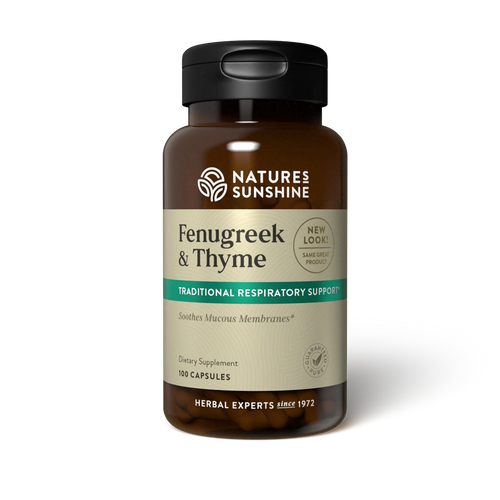 FENUGREEK & THYME NATURE SUNSHINE 100CT