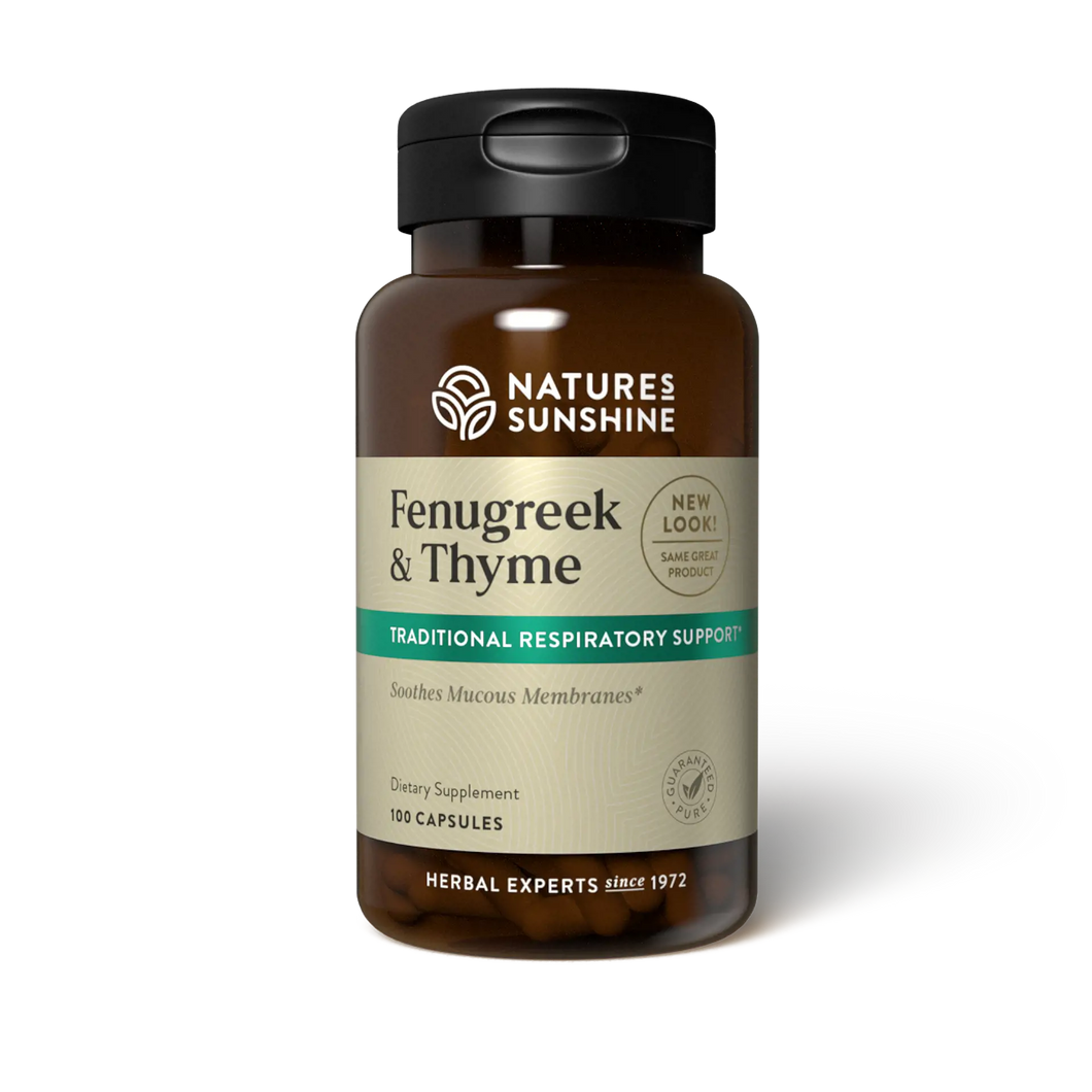 FENUGREEK & THYME NATURE SUNSHINE 100CT