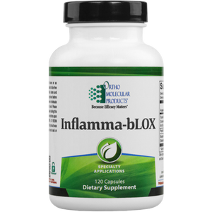 INFLAMMA-BLOX ORTHOMOLECULAR 120C PRODUCT ONLY AVAILABLE BY CONTACTING OUR OFFICE PLEASE CALL: 517-263-3525