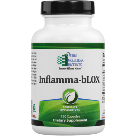 INFLAMMA-BLOX ORTHOMOLECULAR 120C PRODUCT ONLY AVAILABLE BY CONTACTING OUR OFFICE PLEASE CALL: 517-263-3525