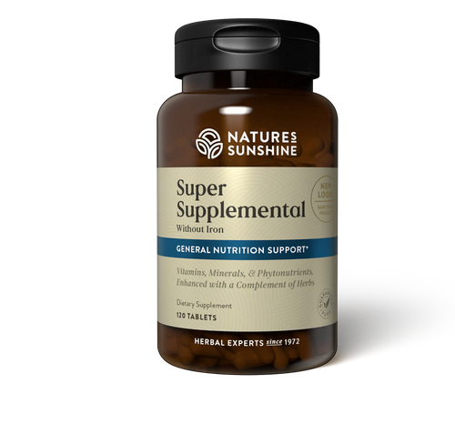 SUPER SUPPLEMENTAL VITAMIN W/OUT IRON NATURE SUNSHINE 120CT