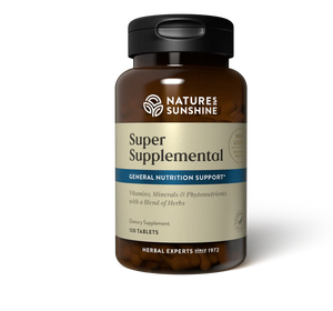 SUPER SUPPLEMENTAL WITH IRON NATURE SUNSHINE 120CT