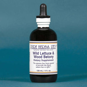 WILD LETTUCE & WOOD BETONY PURE HERBS 4OZ